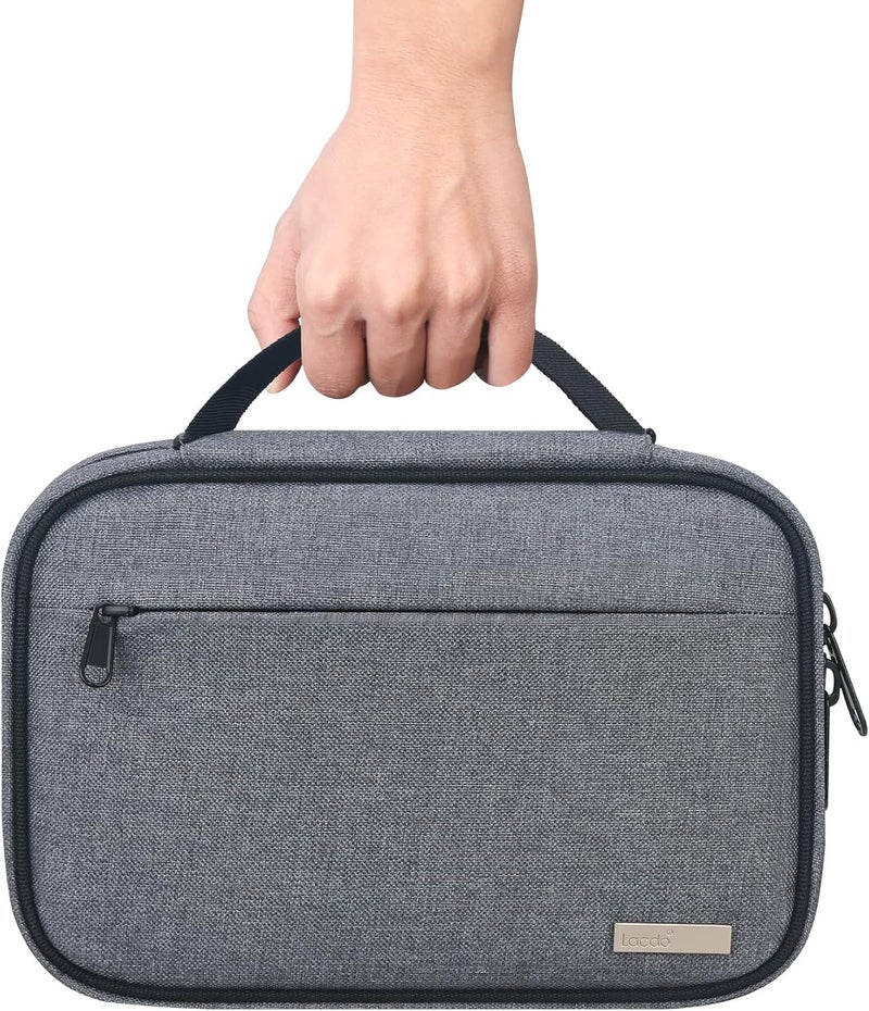 Lacdo Cord Organizer Travel, Cable Organizer Bag Case, Portable Electronics Organizer travel Case, 6 Layer Large Capacity Charging Cords Storage organizer for Cables, SD Card, Travel Essentials, Gray - Image 5